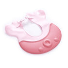 CE Waterproof PP TPE Adjustable Baby Shower Hat Blue Pink